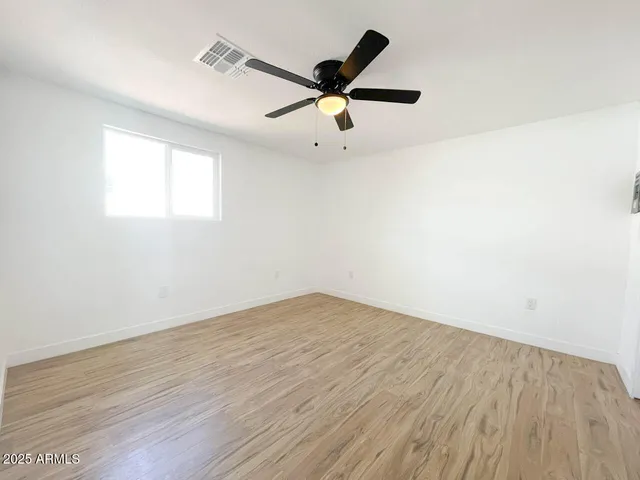 wooden floor in an empty room