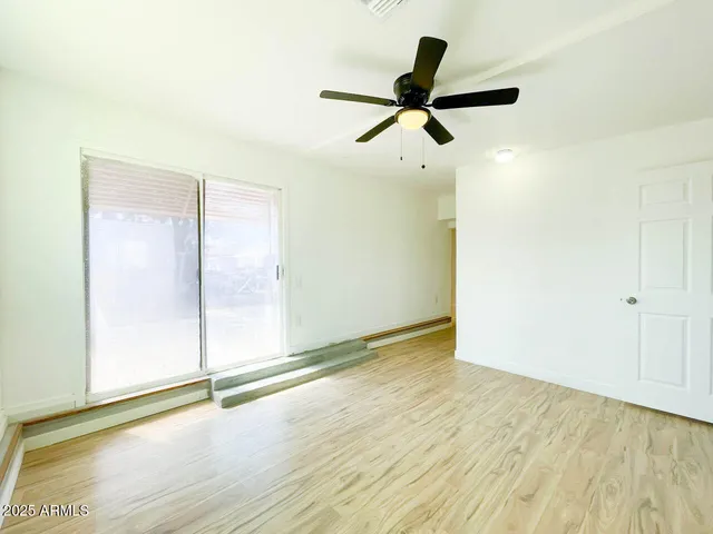 wooden floor in an empty room