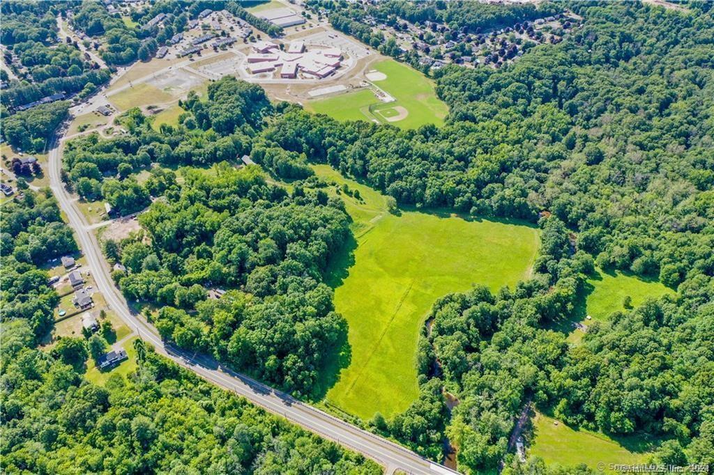 233 Post Office Road Enfield, CT 06082 - Photo 17 of 25 a view of a large garden with plants and large trees