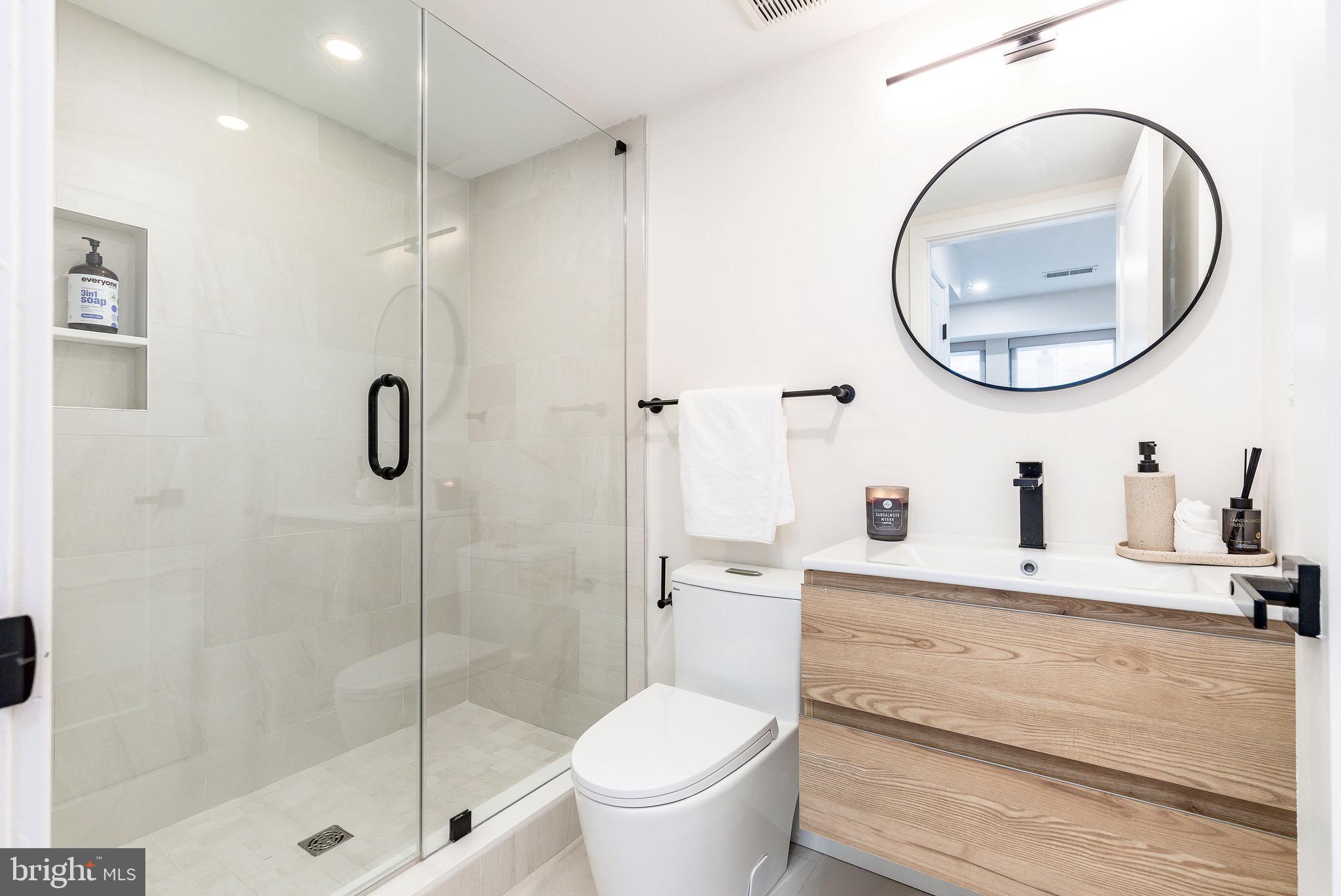 530 Reed Street Philadelphia, PA 19147 - Photo 26 of 57 a bathroom with a toilet a sink and a mirror