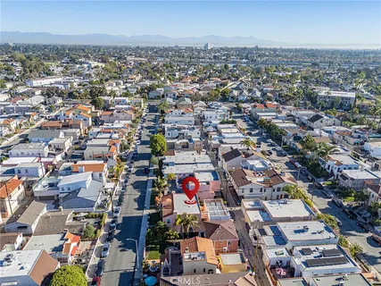 an aerial view of city