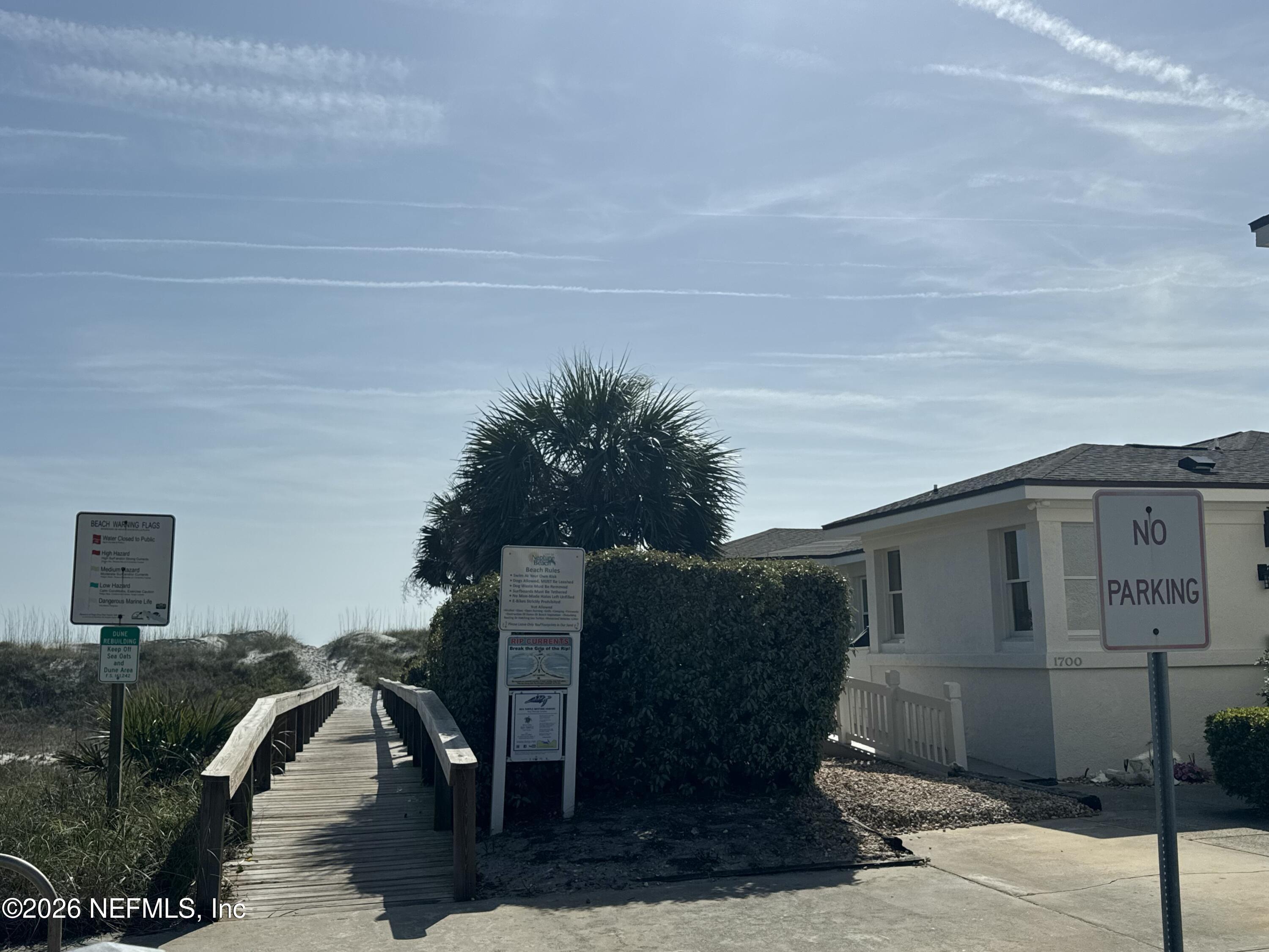 1632 Strand Street Neptune Beach, FL 32266 - Photo 21 of 22 a house view with a outdoor space