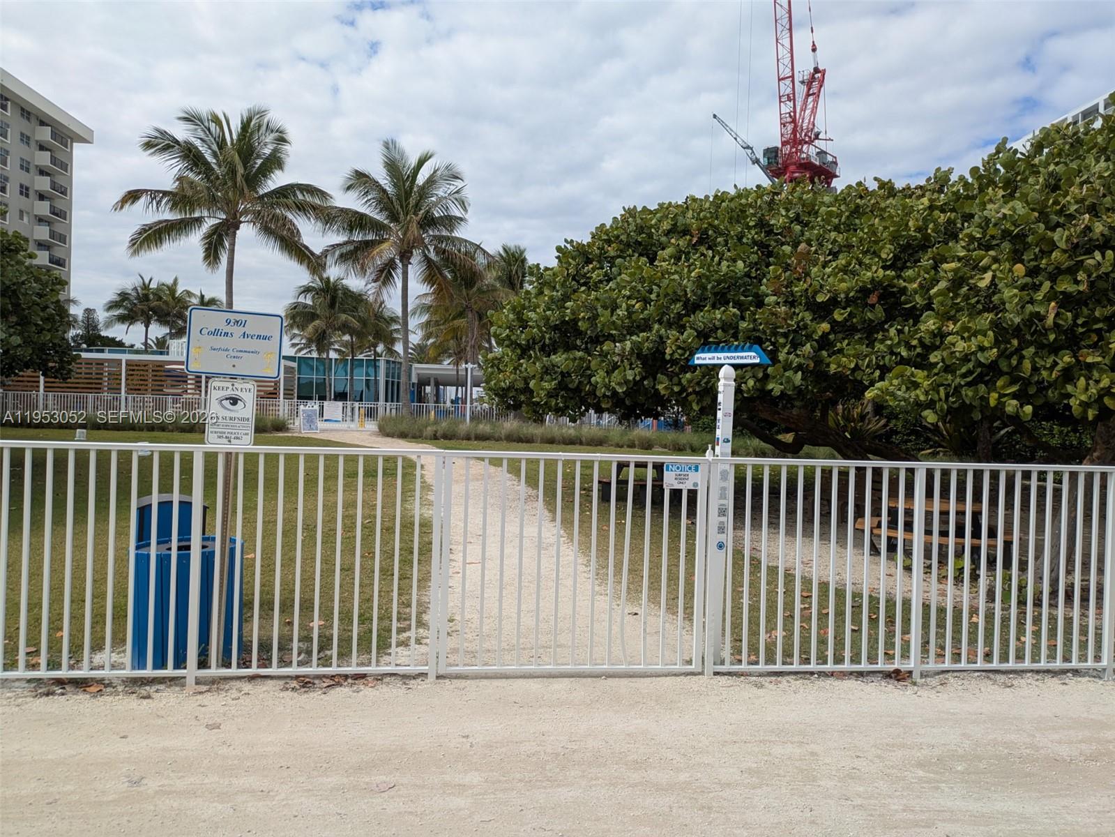9341 Collins Avenue, Unit 503 Surfside, FL 33154 - Photo 32 of 35 Surfside community center, 2nd building south of Marbella