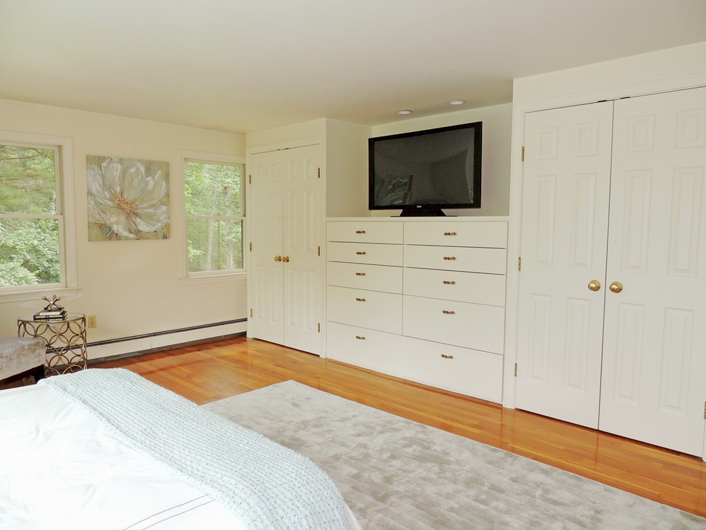 61 Judy Farm Road Carlisle, MA 01741 - Photo 10 of 24 a living room with flat screen tv and a window