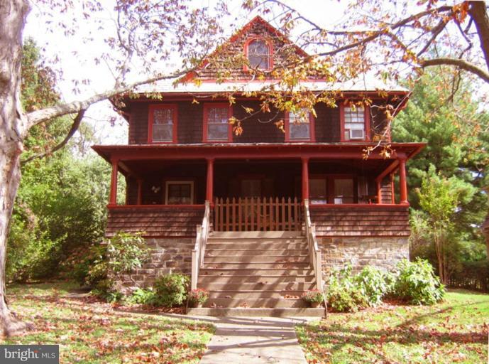 front view of a house with a porch