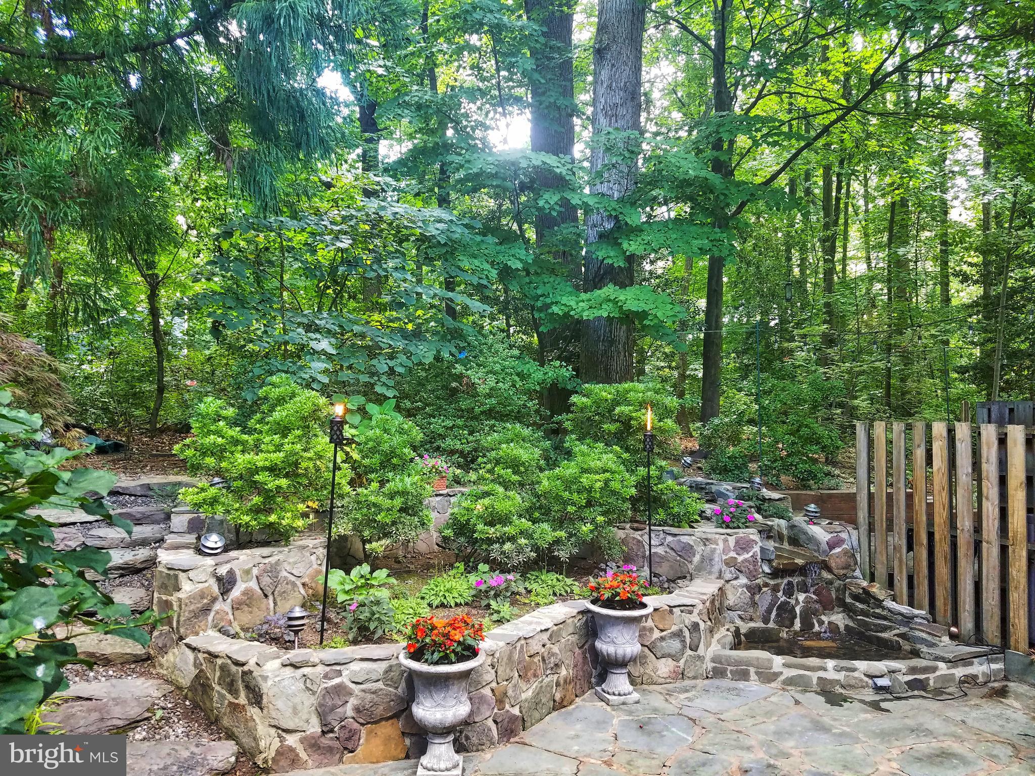 2013 Turtle Pond Drive Reston, VA 20191 - Photo 27 of 30 Beautiful flagstone back patio with fountain
