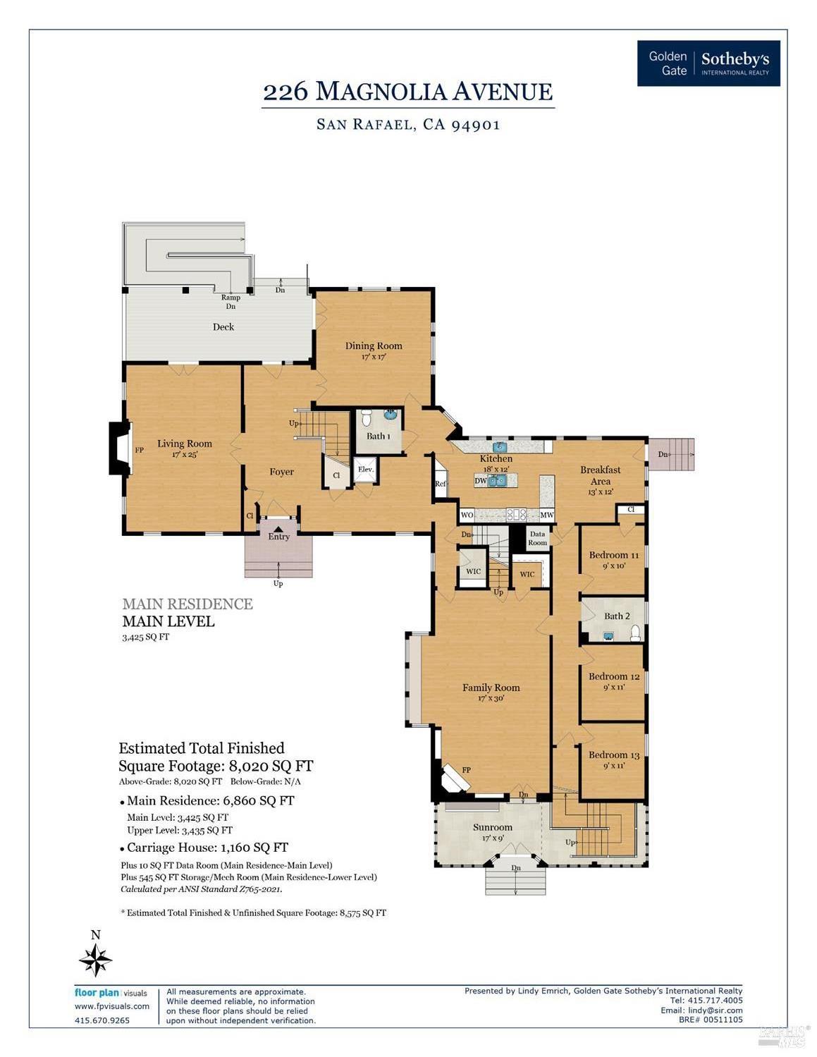 226 Magnolia Avenue San Rafael, CA 94901 - Photo 29 of 31 Main level of Magnolia House