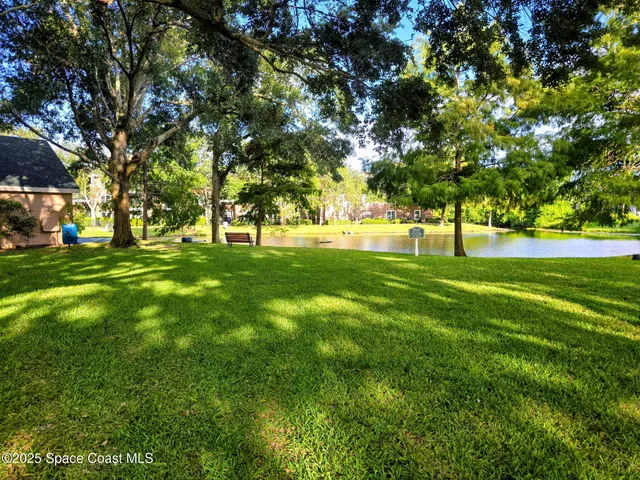 a huge green field with lots of trees