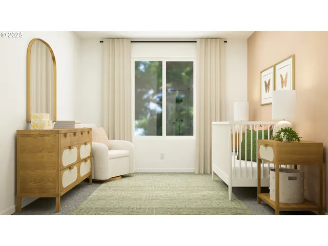 a living room with furniture and window