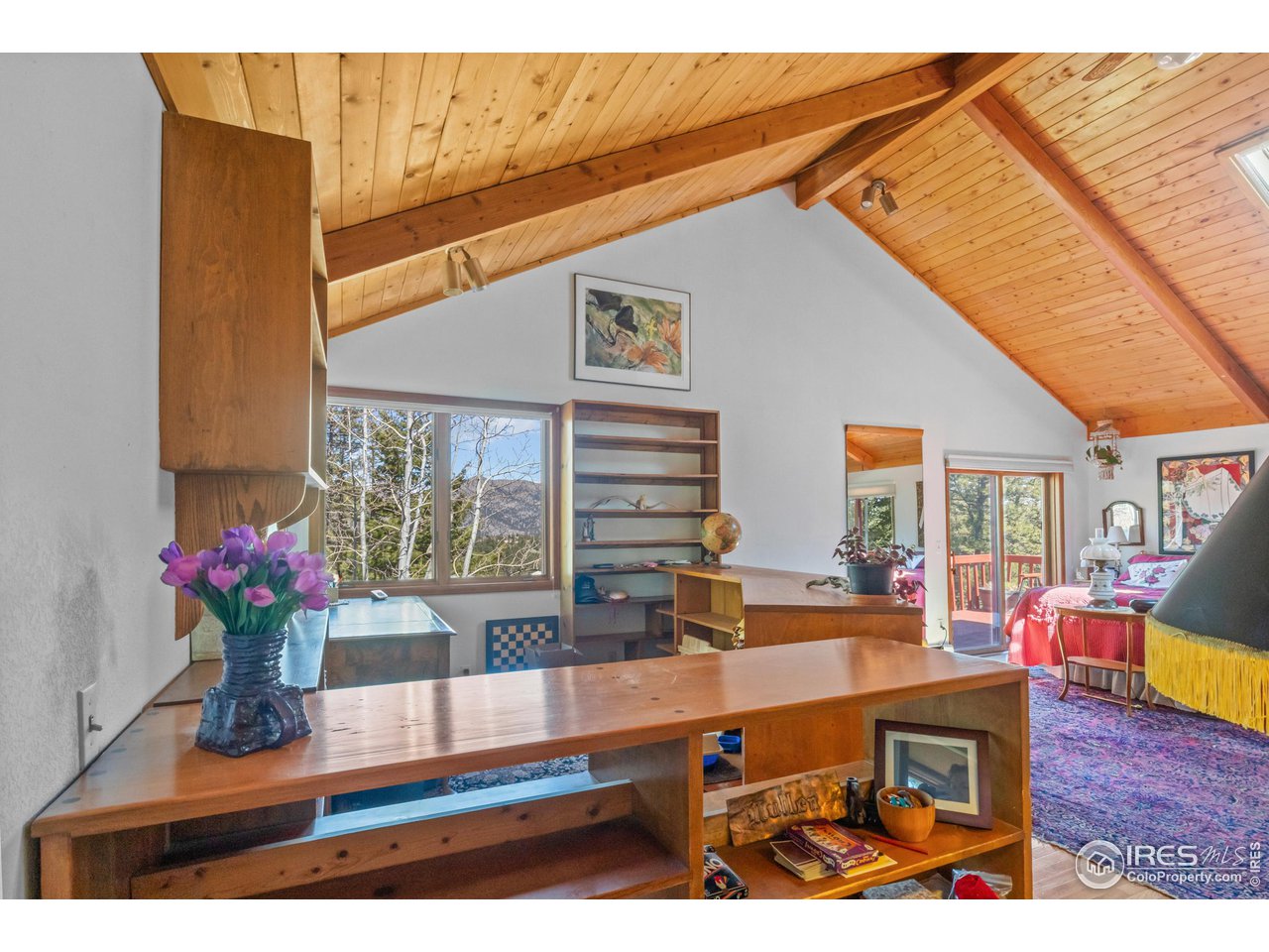 470 Brook Circle Boulder, CO 80302 - Photo 18 of 40 Primary bedroom and elevated desk area