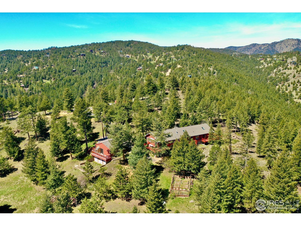 470 Brook Circle Boulder, CO 80302 - Photo 2 of 40 Aerial Facing West
