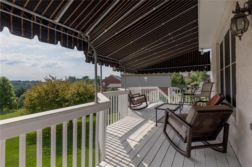 501 Hidden Court McKees Rocks, PA 15136 - Photo 21 of 25 Lovely back patio located directly off of the kitchen, stairs lead to driveway.