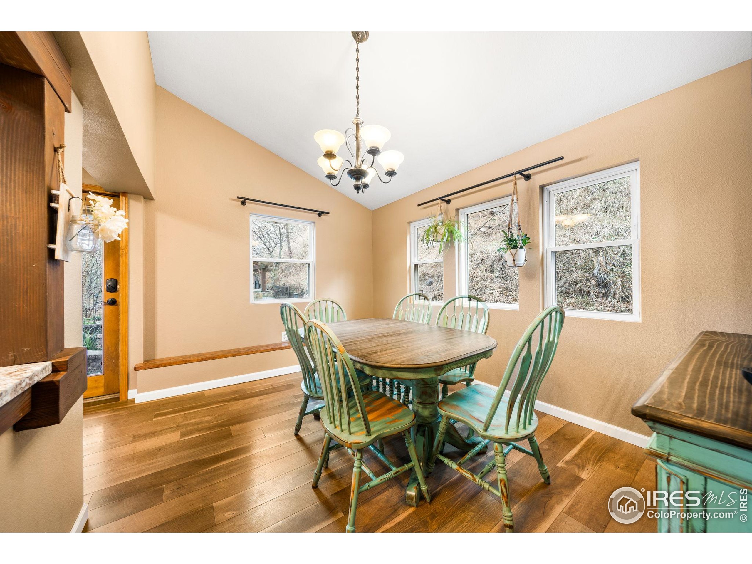 24 Tracy Trail Road Loveland, CO 80537 - Photo 14 of 34 a view of a dining room with furniture and window