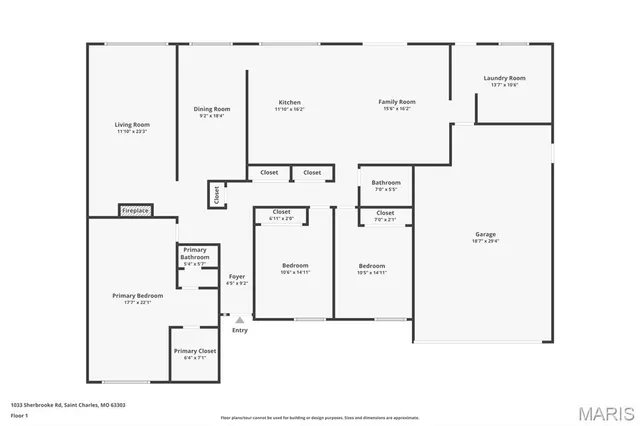 $245,000 | 1033 Sherbrooke Road, St. Charles, MO 63303