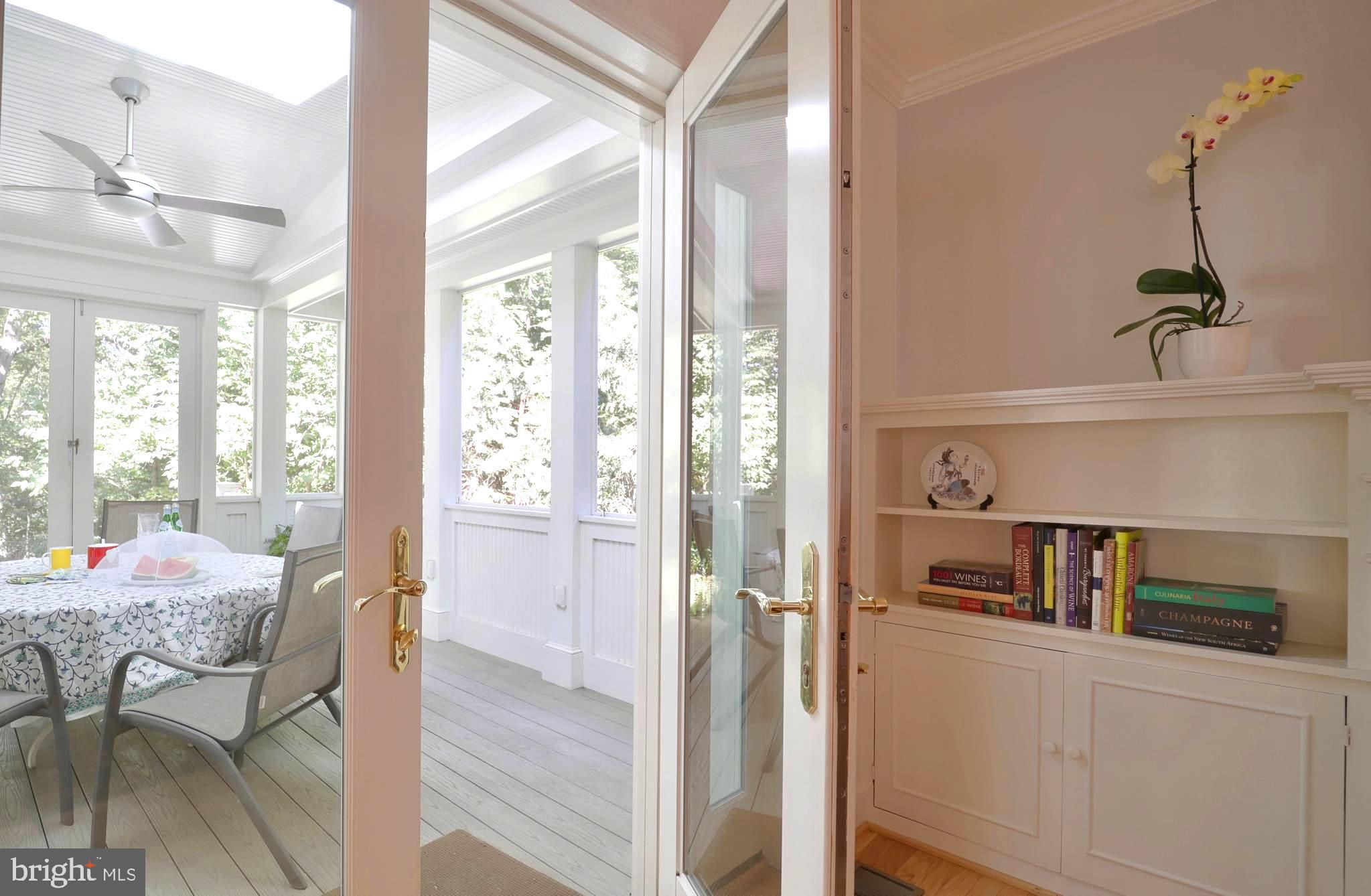 3137 Aberfoyle Place Northwest Washington, DC 20015 - Photo 16 of 85 family room to porch