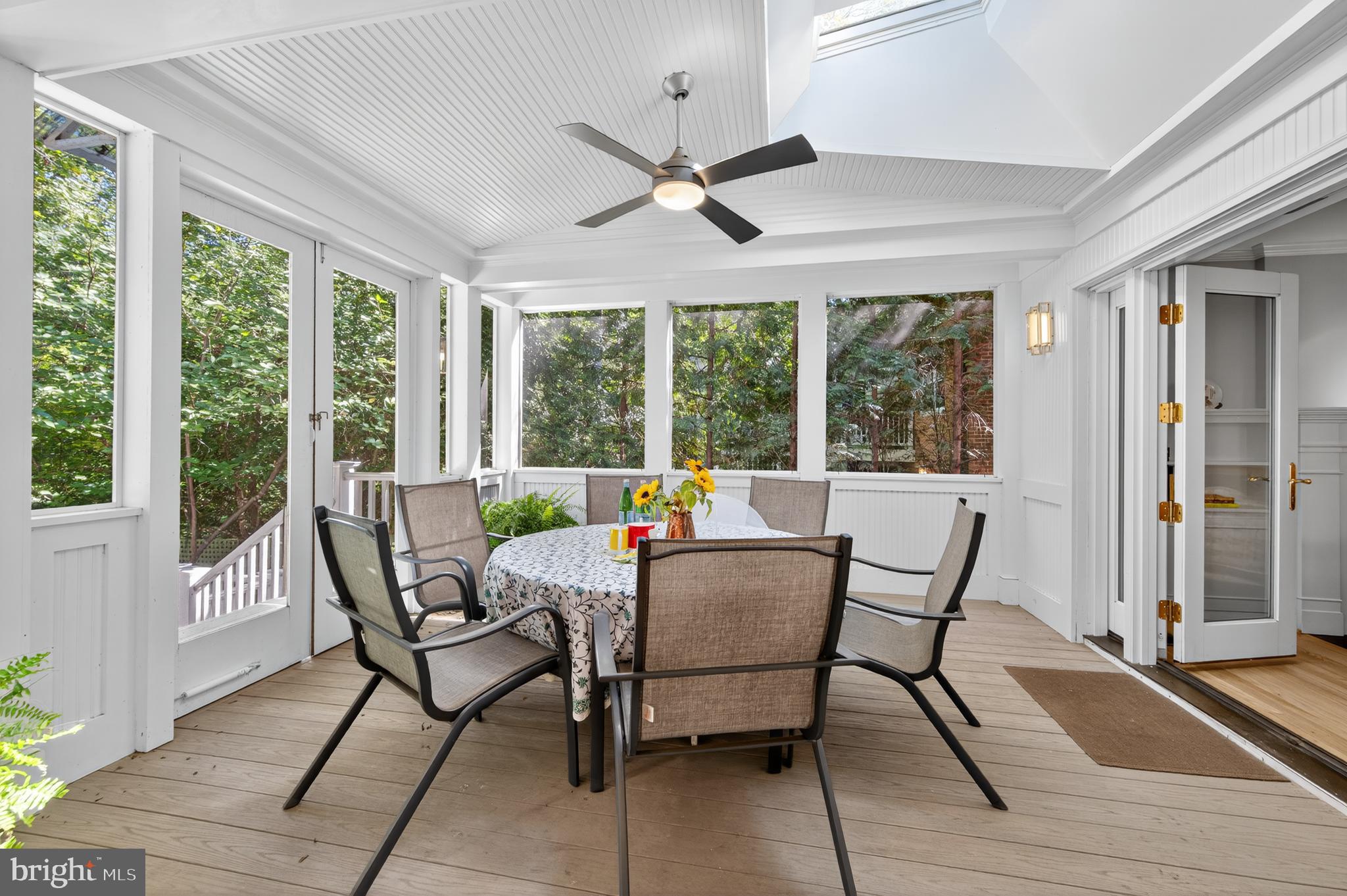 3137 Aberfoyle Place Northwest Washington, DC 20015 - Photo 19 of 85 a dining room with furniture window and outside view
