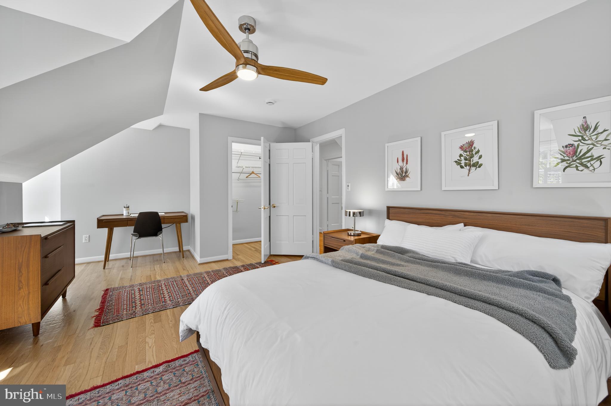 3137 Aberfoyle Place Northwest Washington, DC 20015 - Photo 58 of 85 a bedroom with a bed and a couch