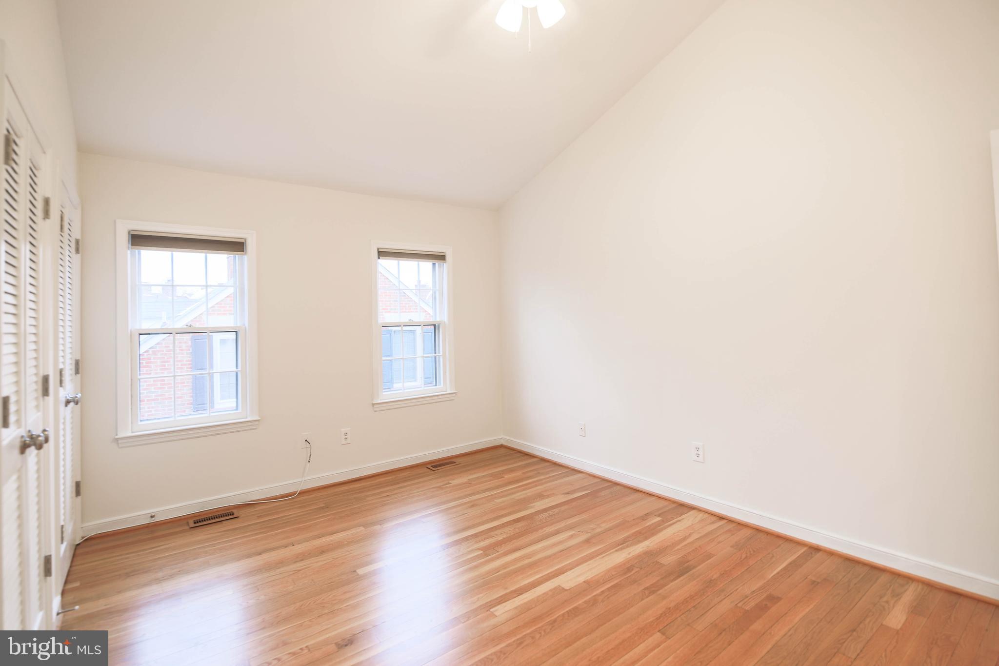 1243 Portner Road Alexandria, VA 22314 - Photo 33 of 53 New ceiling fan & 2 closets in primary bedroom