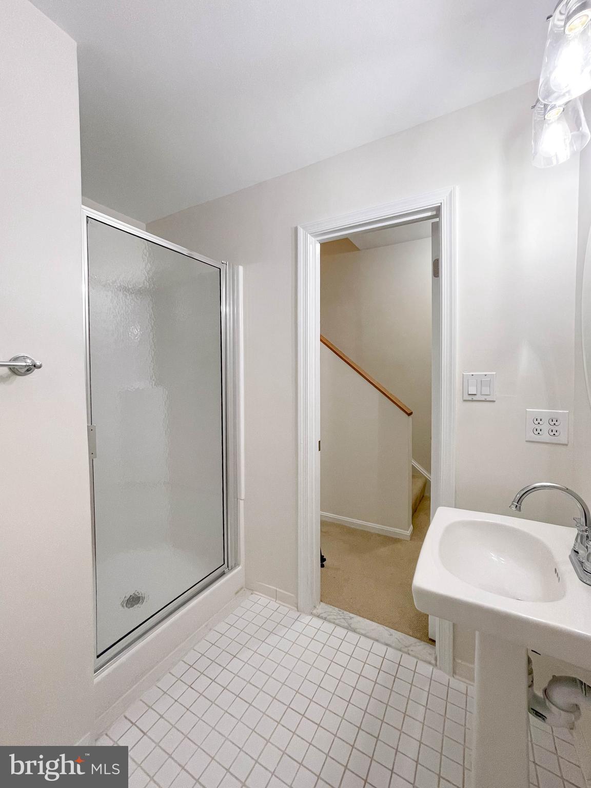 1243 Portner Road Alexandria, VA 22314 - Photo 46 of 53 Walk-in shower in lower level bath