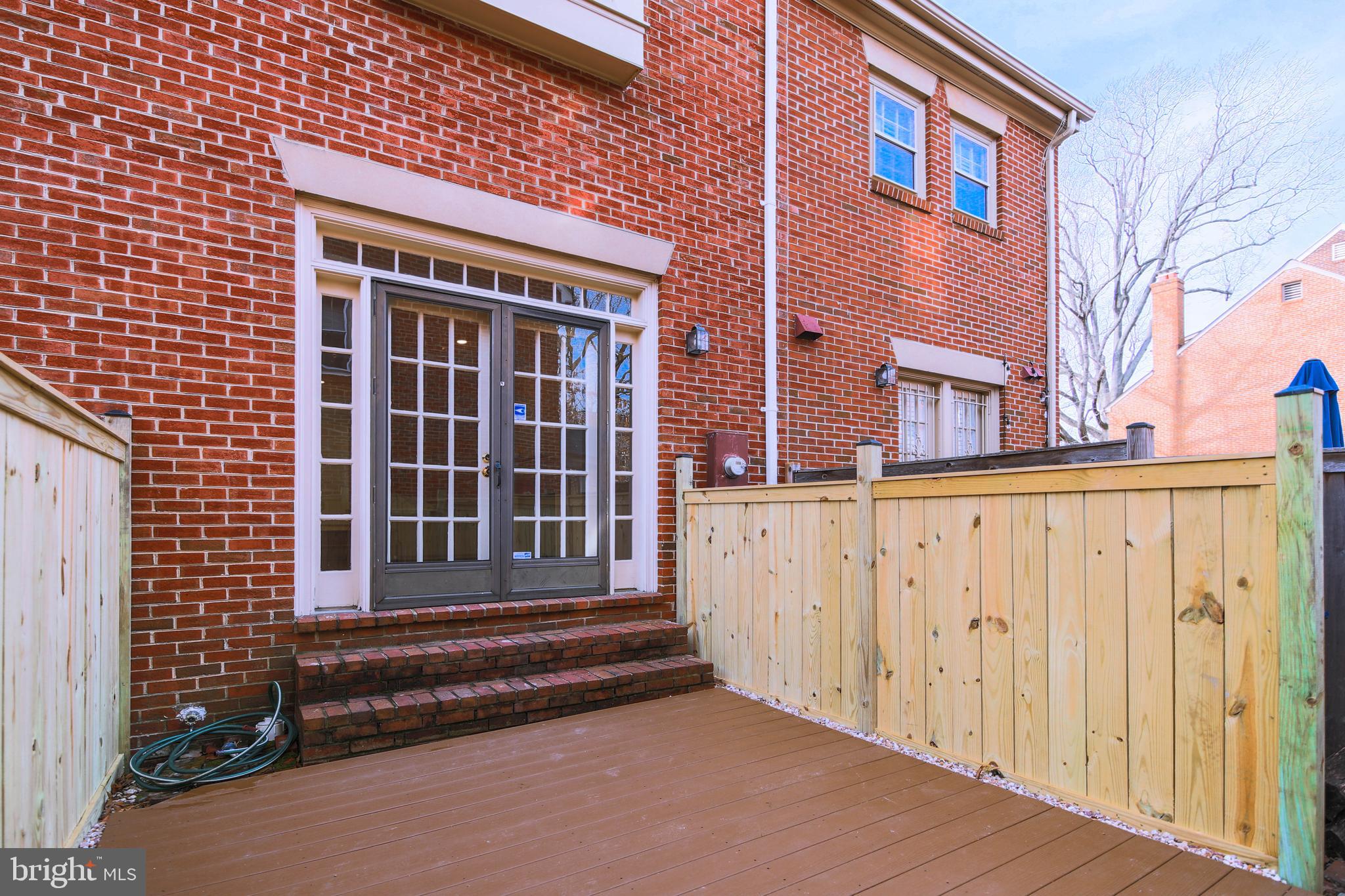 1243 Portner Road Alexandria, VA 22314 - Photo 48 of 53 Patio features new pressure treated fencing