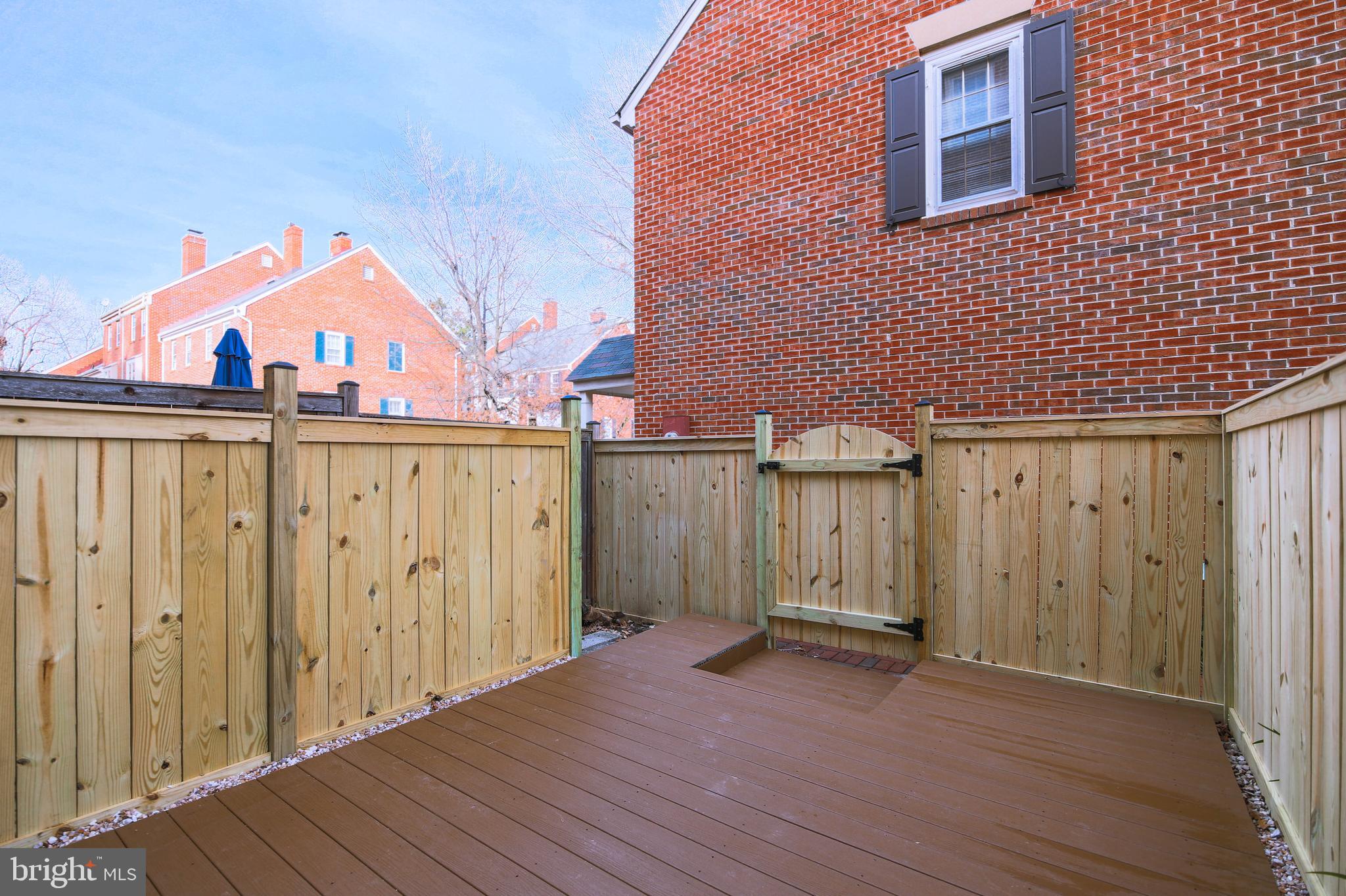 1243 Portner Road Alexandria, VA 22314 - Photo 49 of 53 The patio also features a new Trex deck