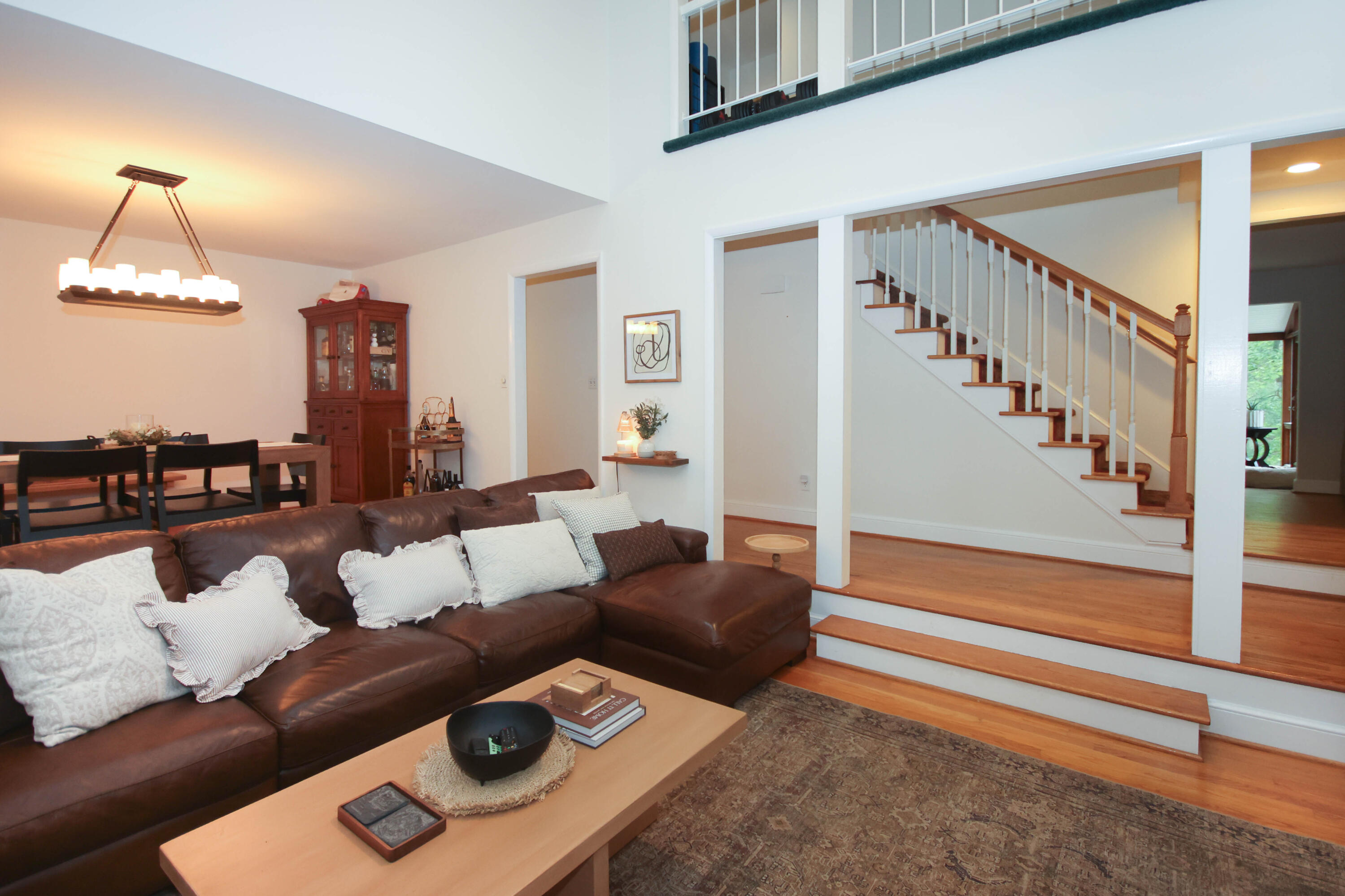 6898 Sugar Rum Ridge Road Roanoke, VA 24018 - Photo 8 of 47 6898 Living Room to Staircase