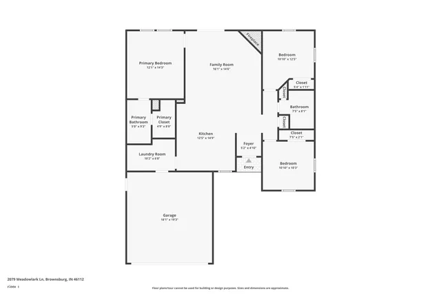 $1,825 | 2079 Meadowlark Lane, Brownsburg, IN 46112