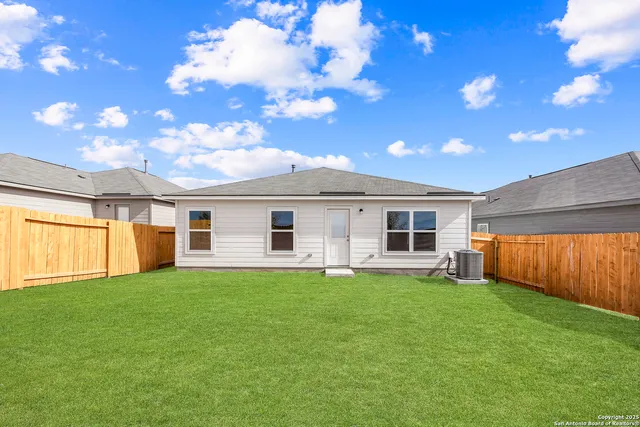 a house view with a garden space