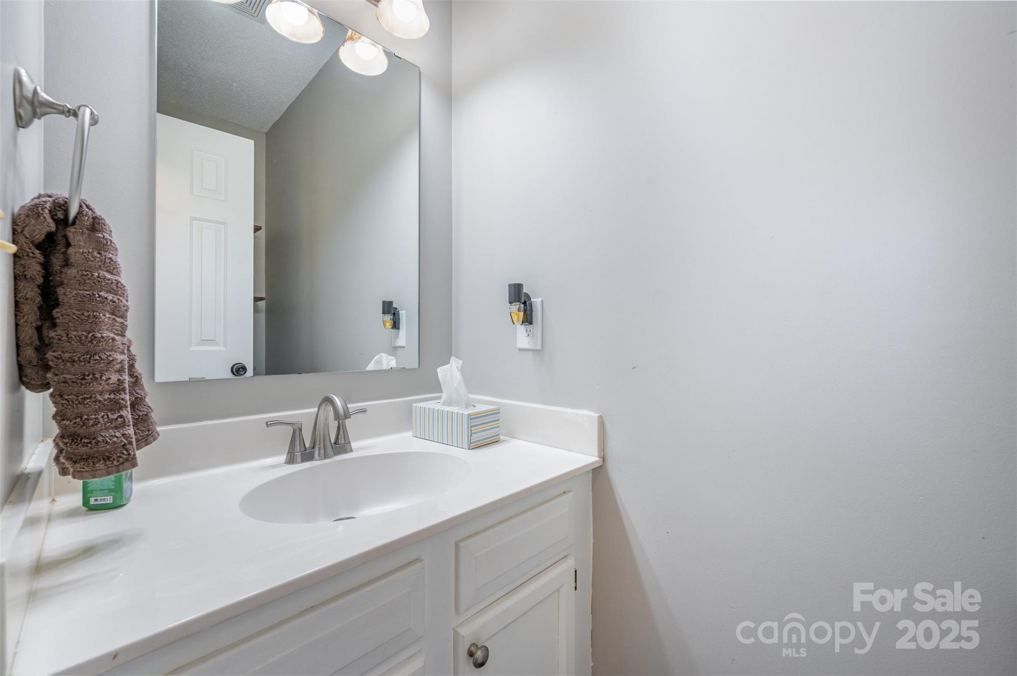 245 Castle Keep Road Salisbury, NC 28146 - Photo 21 of 26 a bathroom with a sink and a mirror