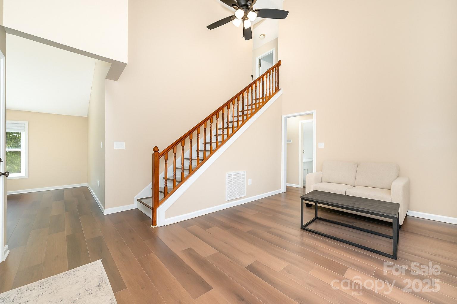 245 Castle Keep Road Salisbury, NC 28146 - Photo 5 of 26 a view of entryway and hall with wooden floor