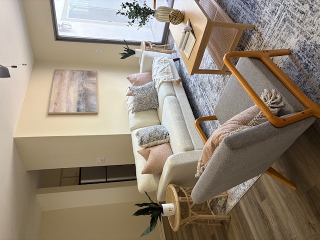 6910 Hart Lane, Unit 807 Austin, TX 78731 - Photo 15 of 36 a living room with furniture and a rug