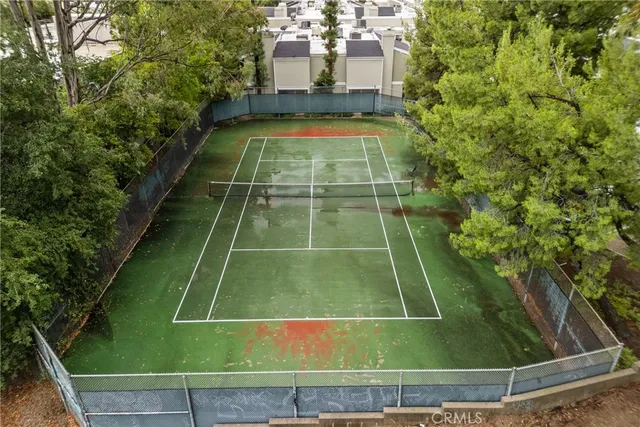 a view of a tennis court