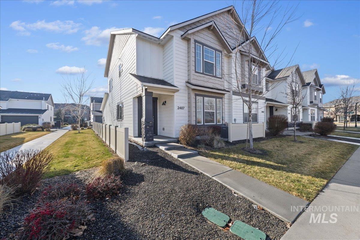 2487 East Goldstone Street Meridian, ID 83642 - Photo 2 of 25 View of front of house with a residential view