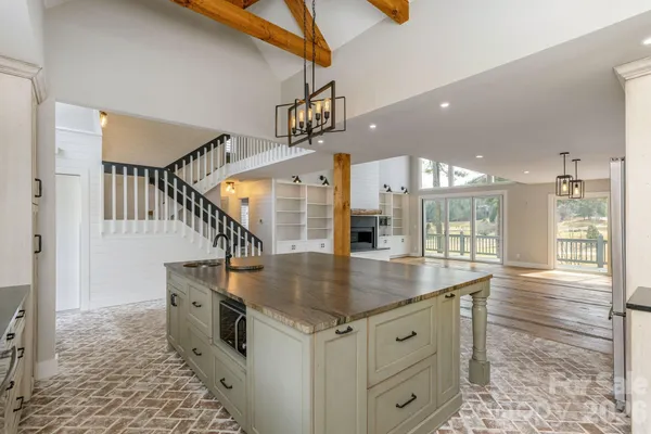 a view of kitchen and kitchen