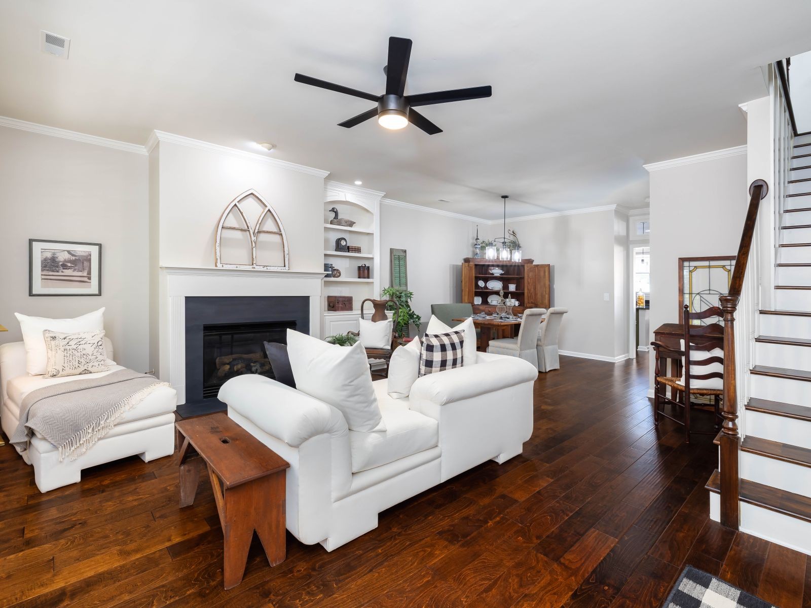 110 Pearl Street Franklin, TN 37064 - Photo 7 of 38 a living room with furniture and a fireplace