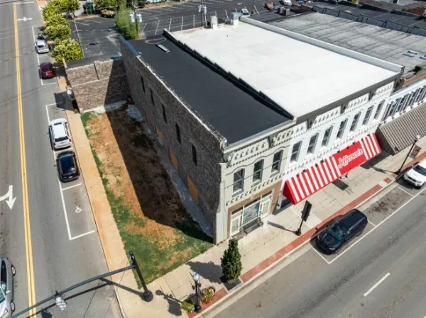 a view of a house with a outdoor space