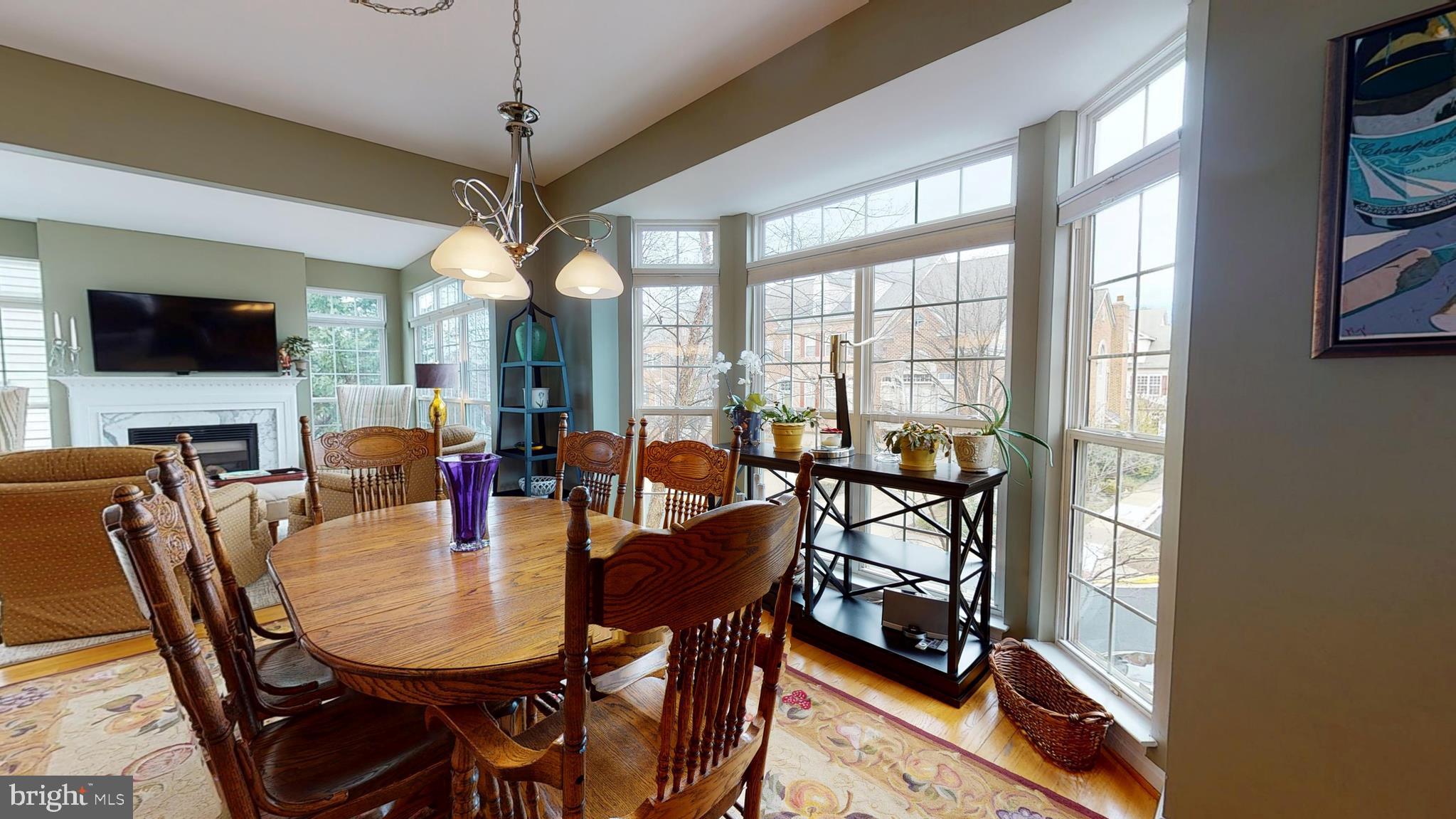 1880 Crescent Park Drive Reston, VA 20190 - Photo 10 of 51 a view of a dining room with furniture window and outside view