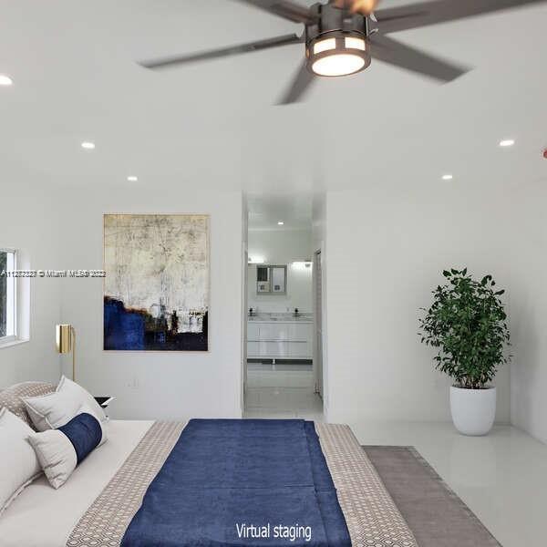 35220 Southwest 213th Avenue Homestead, FL 33034 - Photo 15 of 46 MATERBEDROOM WITH POOL VIEW