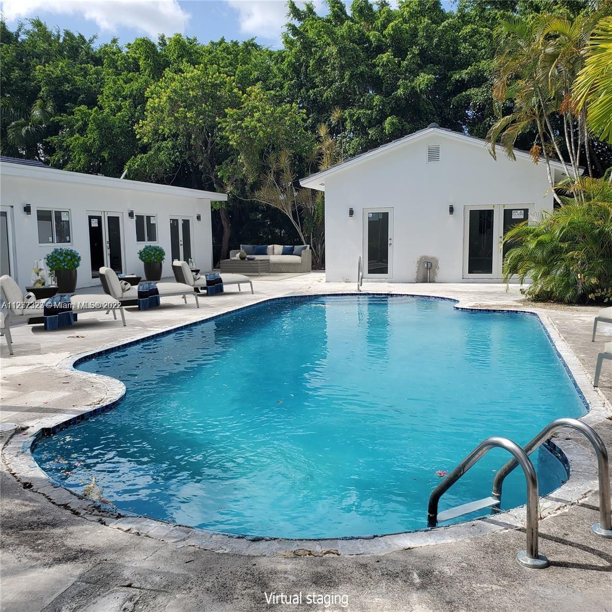 35220 Southwest 213th Avenue Homestead, FL 33034 - Photo 8 of 46 POOL HOUSE WITH POOL VIEW