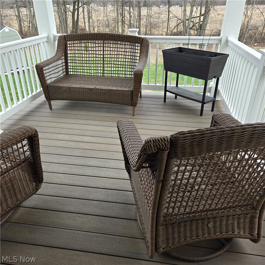 15229 Timber Ridge Drive Middlefield, OH 44062 - Photo 11 of 30 NICE RAILINGS AND COVERED DECK.