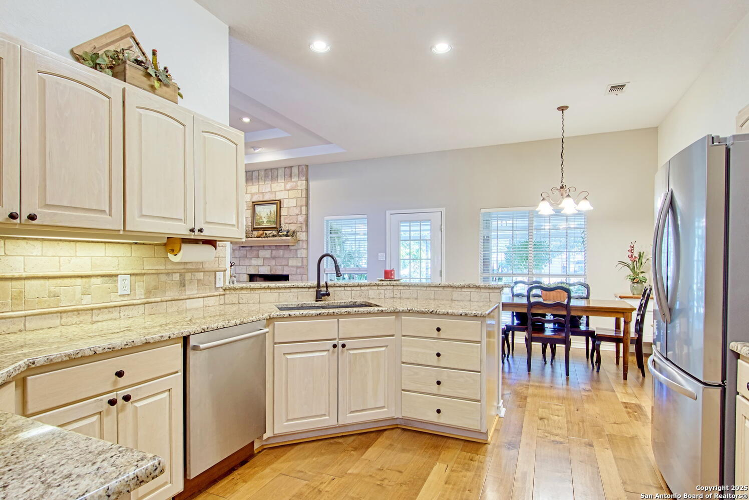 15260 Miller Road St. Hedwig, TX 78152 - Photo 21 of 48 a kitchen with appliances cabinets and furniture