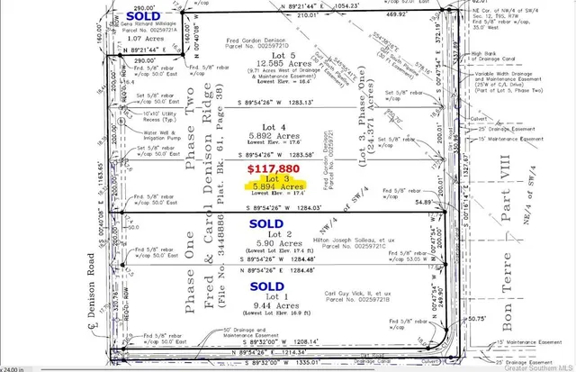 $117,840 | 0 Denison Road, Iowa, LA 70647