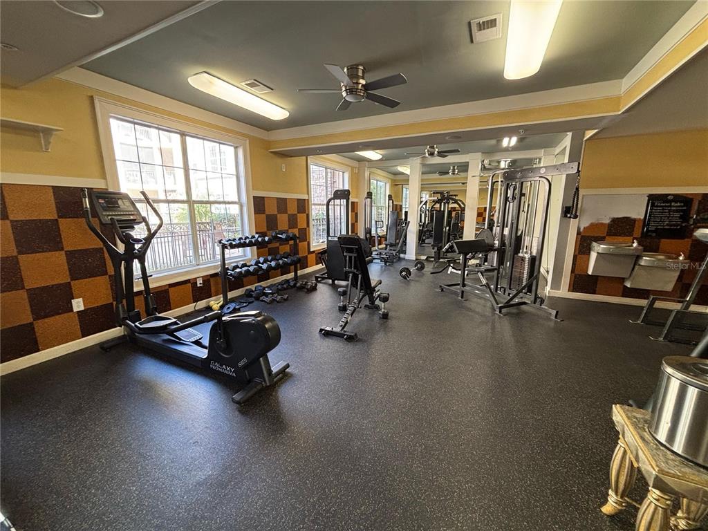 4221 West Spruce Street, Unit 1418 Tampa, FL 33607 - Photo 22 of 22 a view of a room with gym equipment