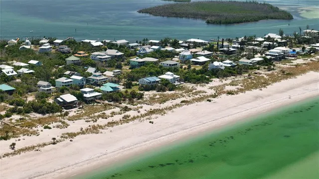 a view of a lake with a mountain