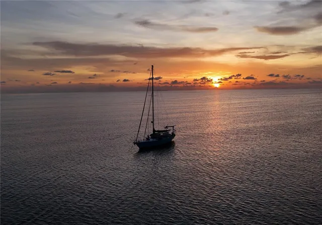 a view of a lake with a mountain