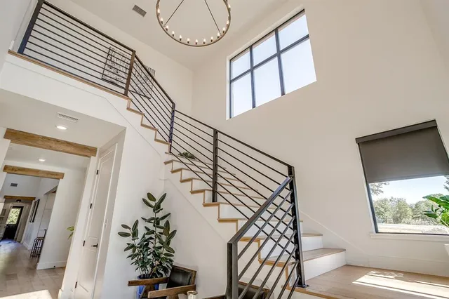 a room with a couch and a window