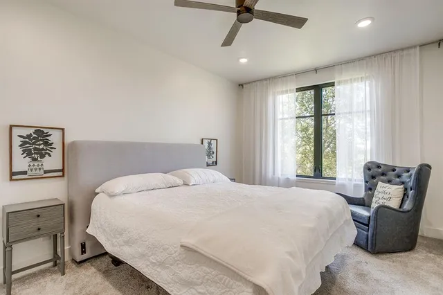 a bathroom with sink and mirror