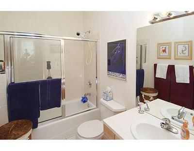 1180 North Frontage Road West, Unit 6A Vail, CO 81657 - Photo 10 of 12 a bathroom with a tub sink and mirror