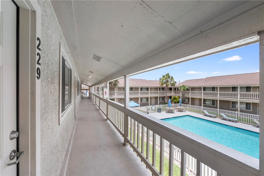 622 Beach Access Road, Unit 229 Port Aransas, TX 78373 - Photo 13 of 24 a view of balcony with city view