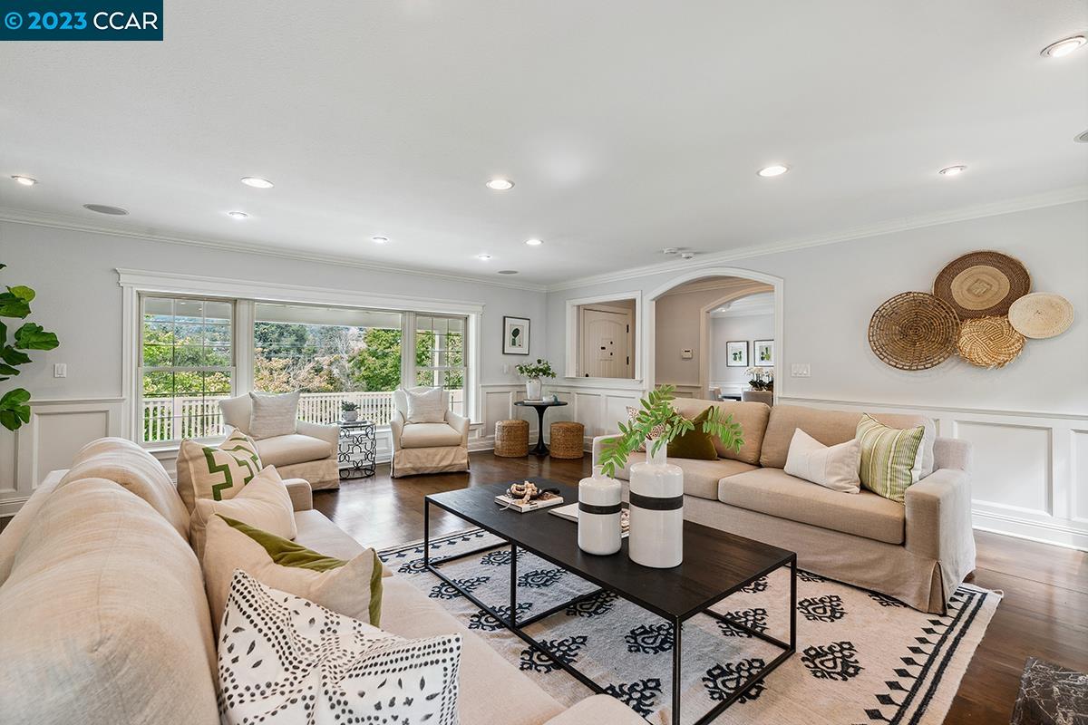 Undisclosed Address Orinda, CA 94563 - Photo 11 of 53 a living room with furniture and a large window